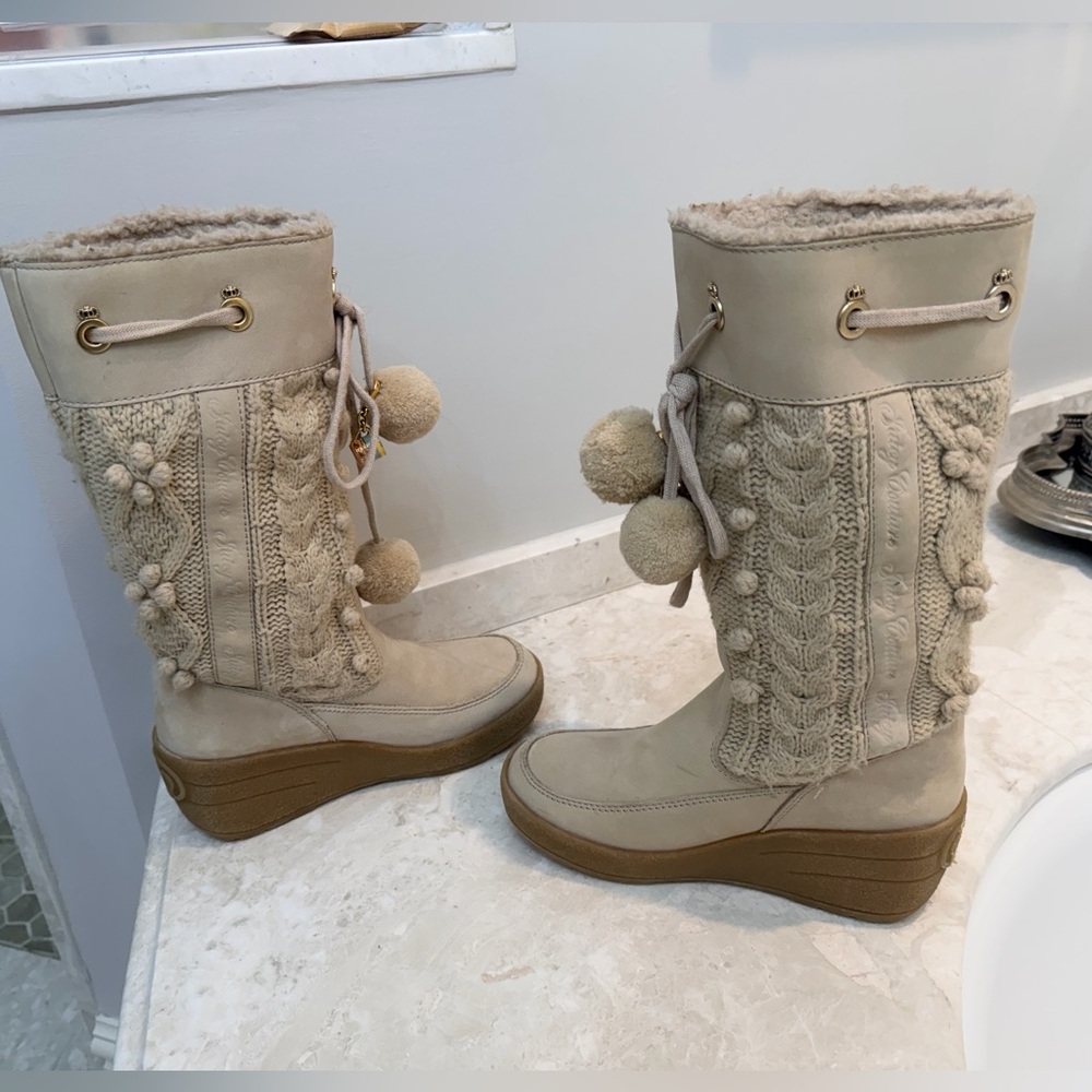 Juicy Winter Platform Boots size 7 Never Worn